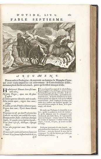 Ovid (43 BCE-18 CE) Les Metamorphoses en Latin et François, Divisées en XV. Livres.